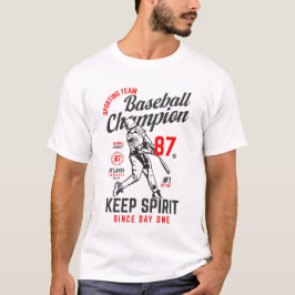 Diseño de camisetas deportivas de béisbol