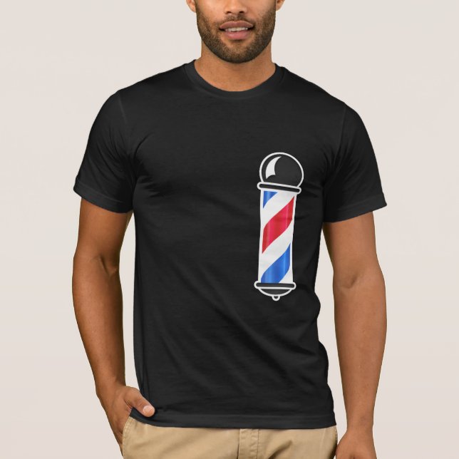 Diseño de camisetas divertidas de Guay barber pole (Anverso)