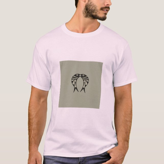 Diseño de camisetas doble frito de pescado y espal (Anverso)