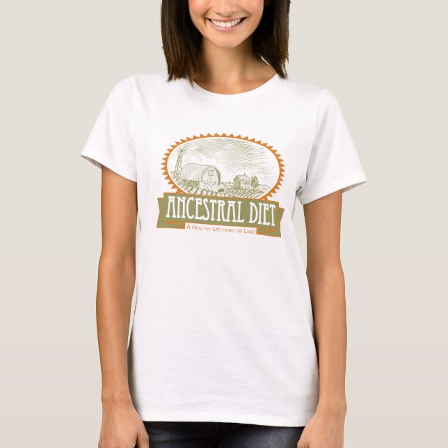 DISEÑO DE CAMISETAS EN CAMISETA DE LA DIETA ANCEST (Anverso)