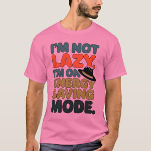 Diseño de camisetas en modo de ahorro de energía h