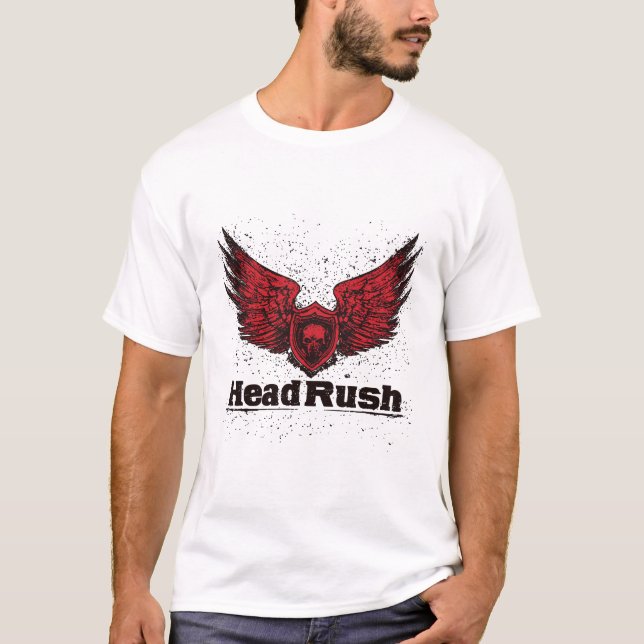 DISEÑO DE CAMISETAS EN T DE HEADRUSH (Anverso)