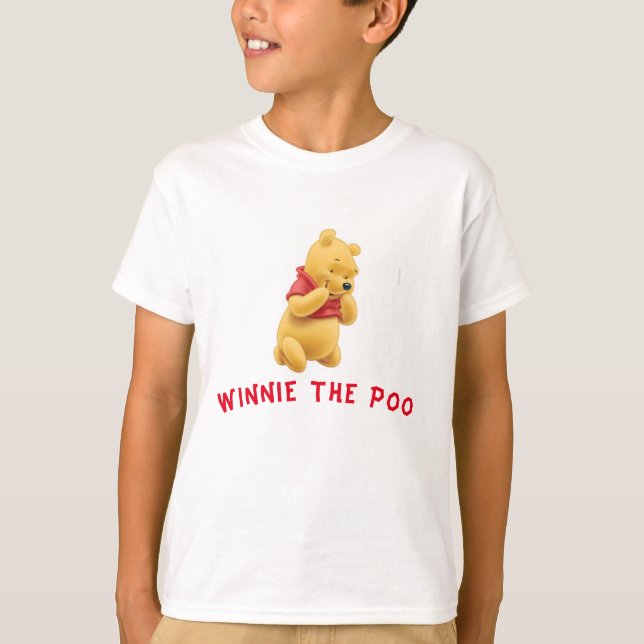 Diseño de camisetas en Winnie Poo (Anverso)