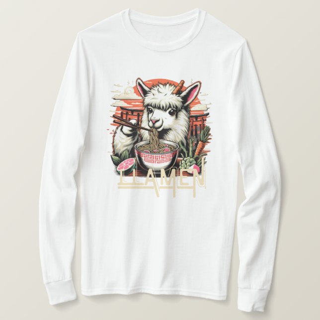 Diseño de camisetas LLAMEN para ropa (Anverso del diseño)