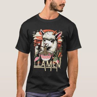 Diseño de camisetas LLAMEN para ropa de hombres o