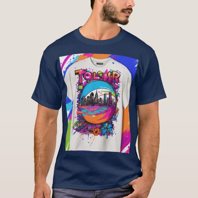 Diseño de camisetas "Los visionarios crean mañana" (Anverso)