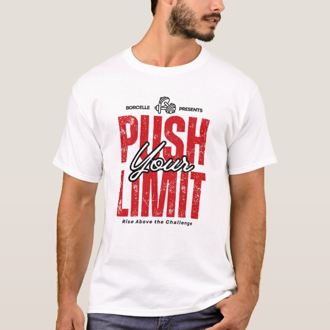 Diseño de camisetas Motivacionales para Gimnasio R (Anverso)