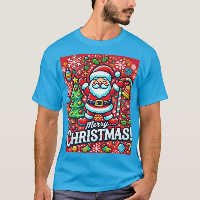 diseño de camisetas navideñas alegres (Anverso)