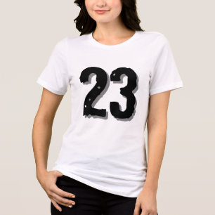 diseño de camisetas número 23