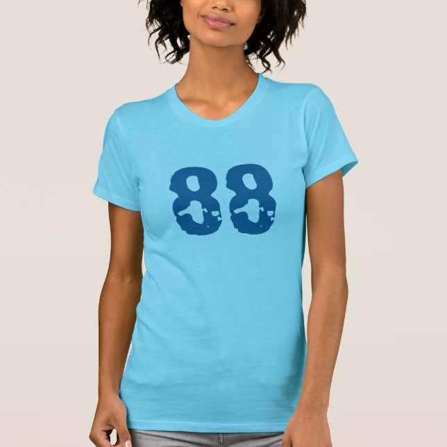 diseño de camisetas número 88 (Anverso)