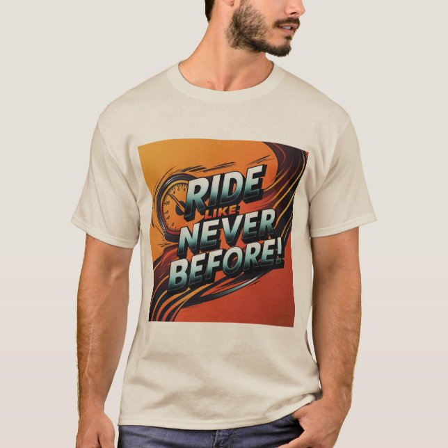 Diseño de camisetas "Nunca antes" (Anverso)