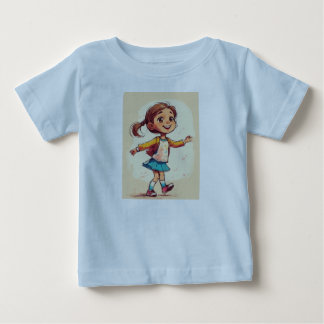 Diseño de camisetas para bebés: la luz de un Chica