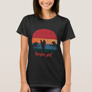 Diseño de camisetas para chicas surfistas