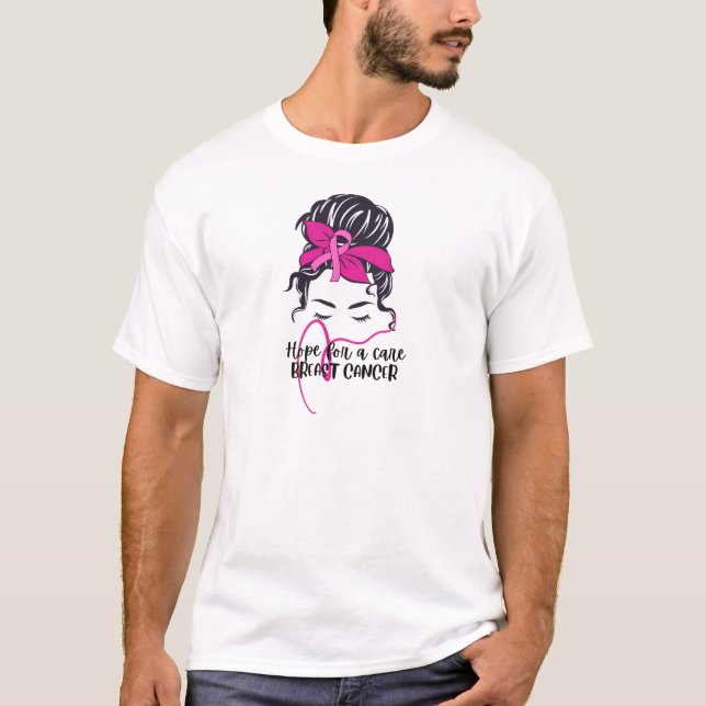 Diseño de camisetas para el cuidado del cáncer (Anverso)
