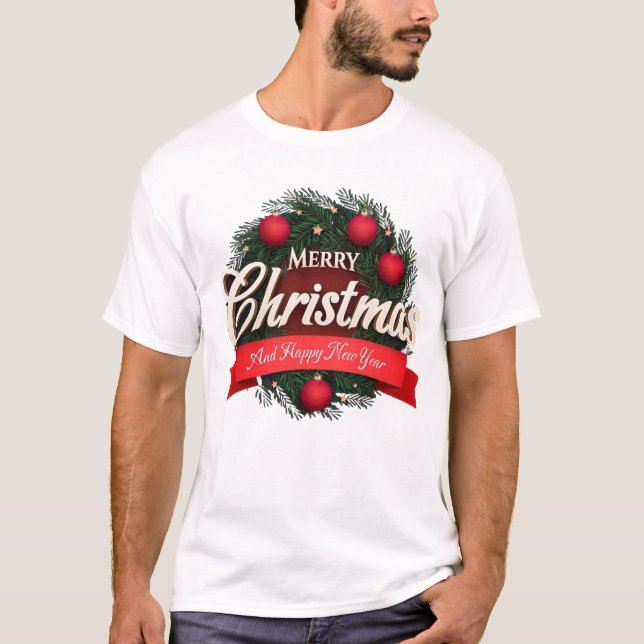 Diseño de camisetas para el día de los navidades (Anverso)