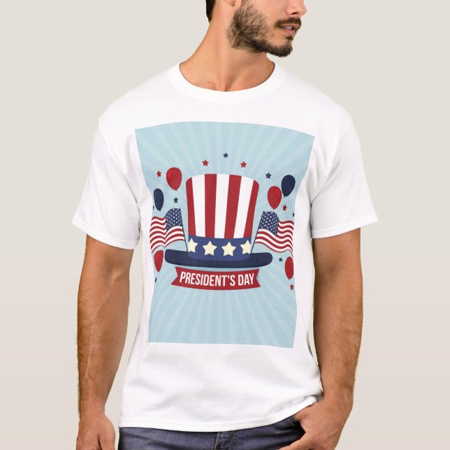 Diseño de camisetas para el Día de los Presidentes (Anverso)
