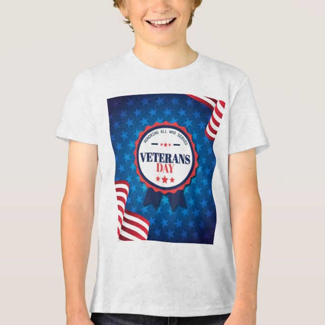 Diseño de camisetas para el Día de los Veteranos (Anverso)