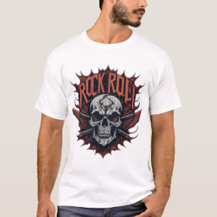 Diseño de camisetas para el Himno de Rock Skull an
