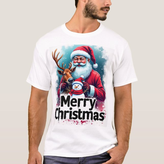 Diseño de camisetas para navidades (Anverso)