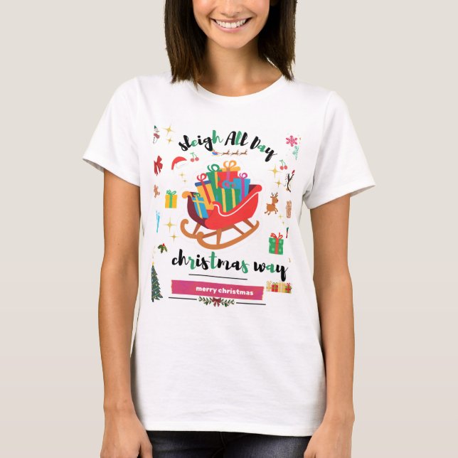 Diseño de camisetas para navidades (Anverso)