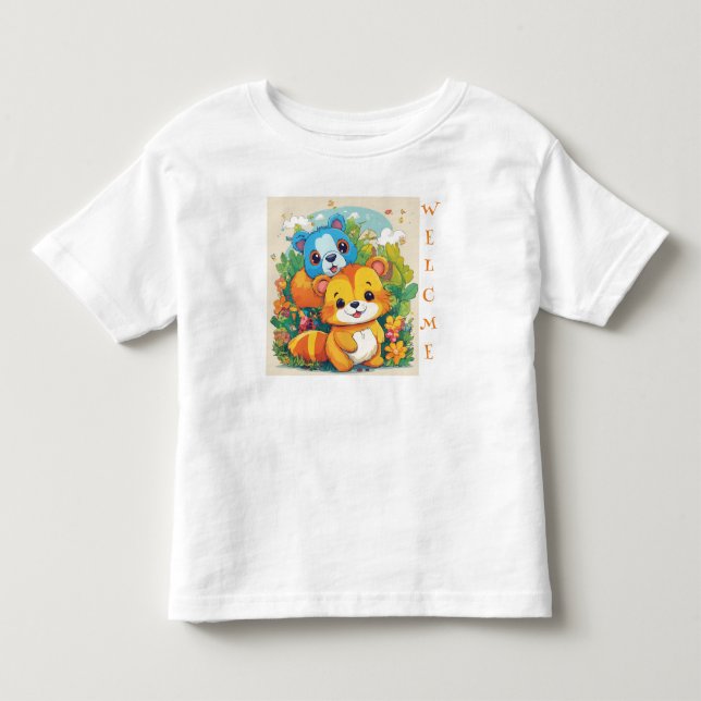 Diseño de camisetas para niños de Wonderland (Anverso)