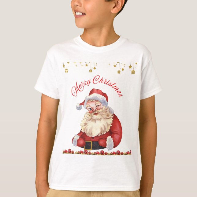 Diseño de camisetas para niños - Navidades diseñan (Anverso)