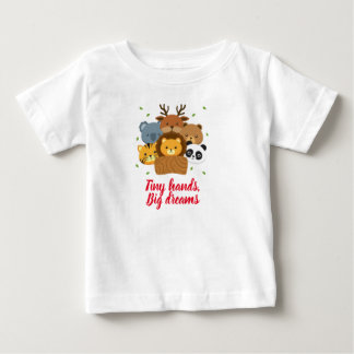 Diseño de camisetas para niños pequeños y animales