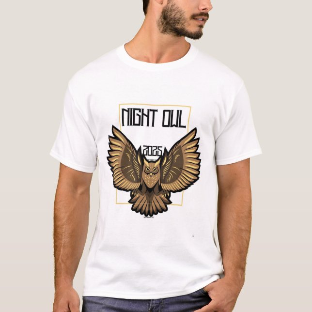 Diseño de camisetas para Nocturnal Vision 2025 (Anverso)