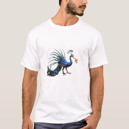 Diseño de camisetas para pavos reales