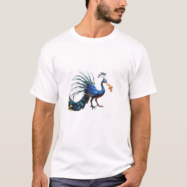 Diseño de camisetas para pavos reales (Anverso)