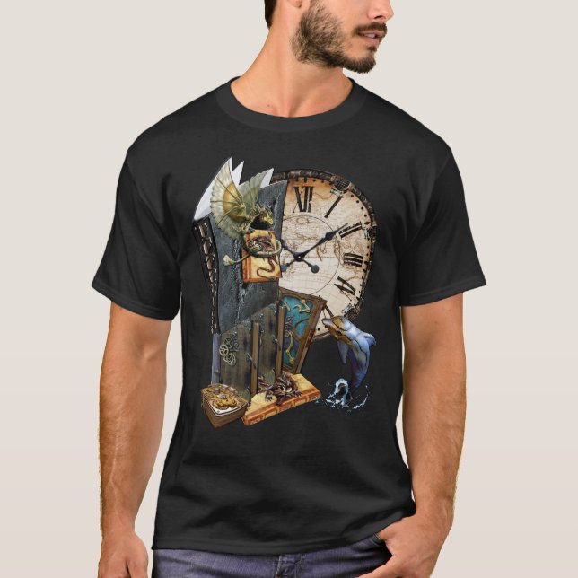 Diseño de camisetas para relatos de Steampunk (Anverso)