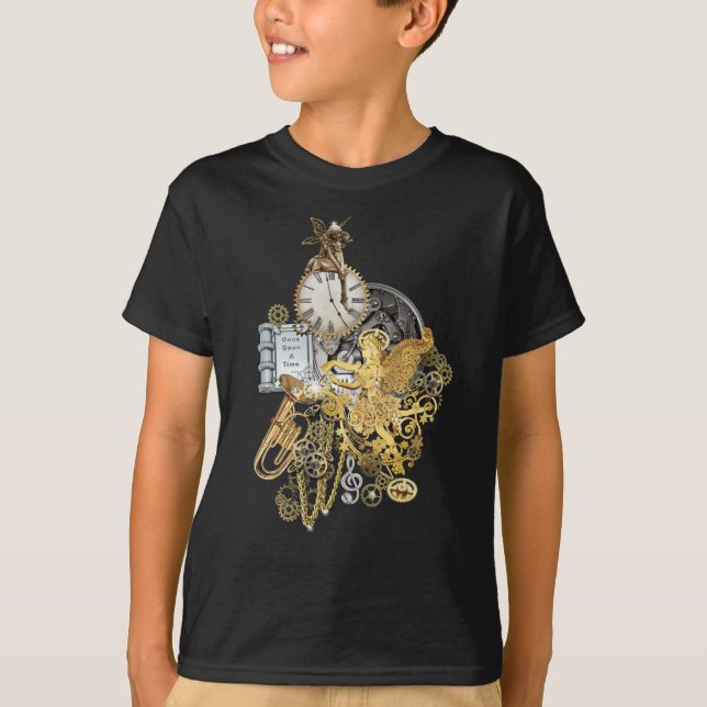 Diseño de camisetas para relatos de Steampunk (Anverso)