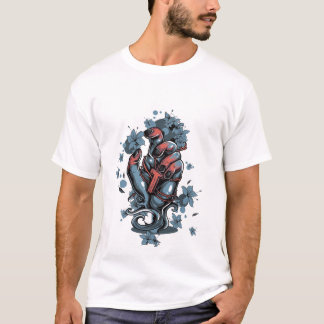 diseño de camisetas para ropa de submarino de mano