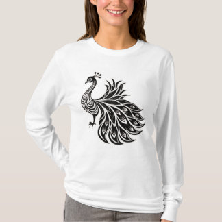 Diseño de camisetas Regal Peacock Elegance