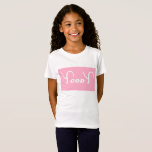 Diseño de camisetas rosadas "Y God Y"