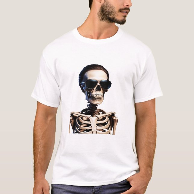 Diseño de camisetas Skeleton Halloween (Anverso)