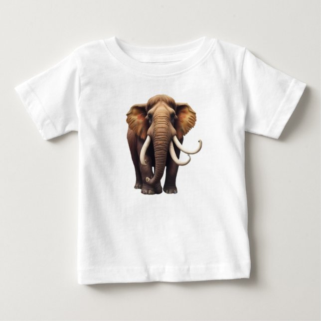 Diseño de camisetas Wooly Mammoth Elephant (Anverso)