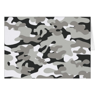 Diseño de camo negro y gris
