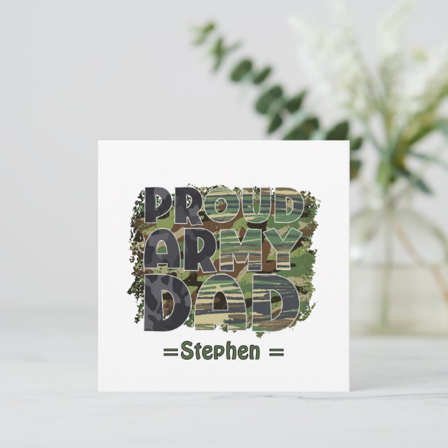 Diseño de Camuflaje de Orgullo Ejército Padre (Anverso de pie)