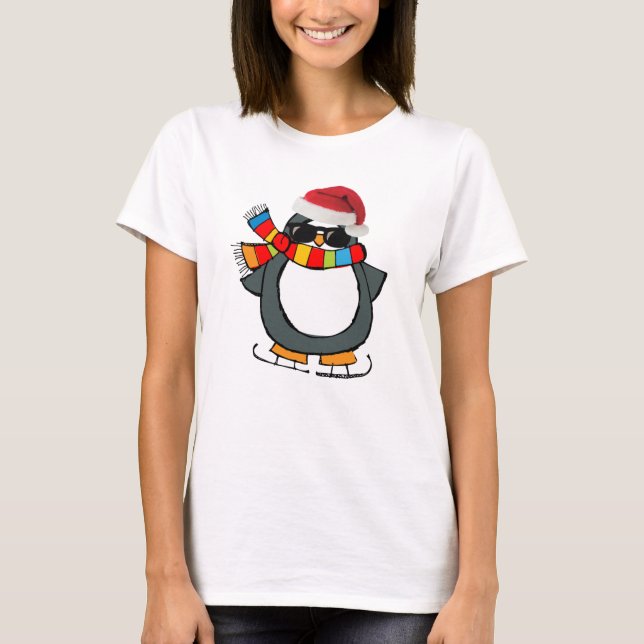 diseño de capucha de camiseta de navidades de ping (Anverso)