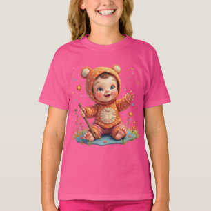 Diseño De Carácter Jugador De Camisetas Para Niños