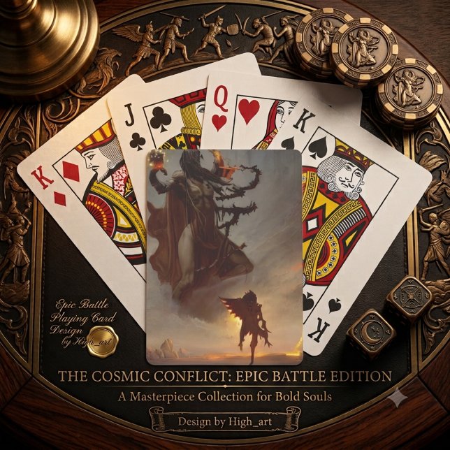 Diseño de cartas de juego de batalla épica (Subido por el creador)