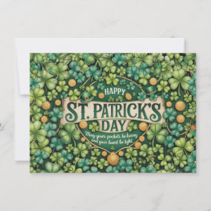 Diseño de Celebración del Trébol Irlandés