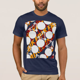 diseño de ciclo del ~ de la camiseta de la bici