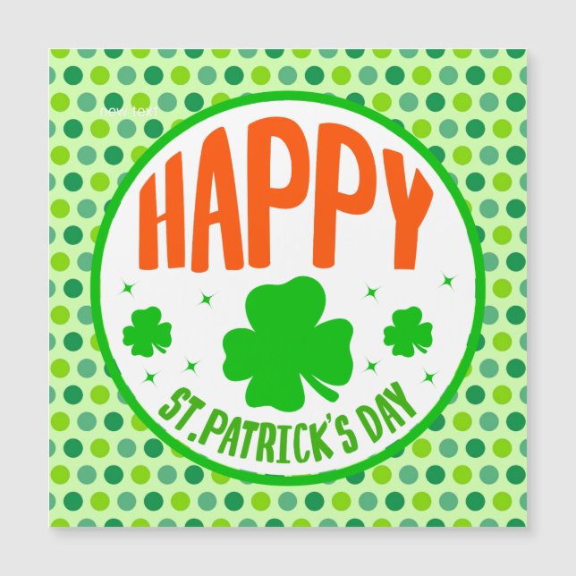 Diseño de círculo del día de San Patricio feliz-62 (Anverso)