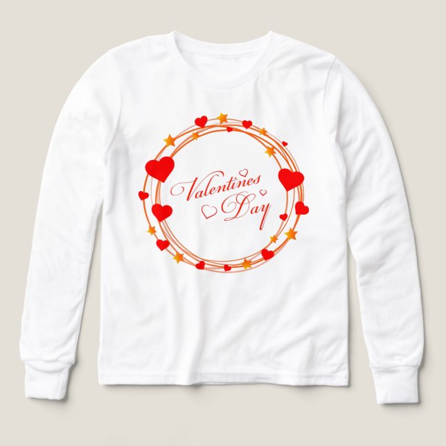 Diseño de círculo del día de San Valentín-25695 (Diseño frontal)