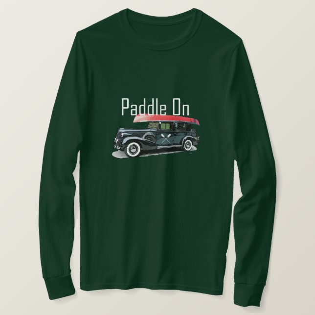 Diseño de coche clásico Paddle On - Camiseta básic (Anverso del diseño)