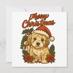 Diseño de Cockapoo Feliz Navidad