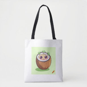 Diseño de coco al estilo anime - Bolsa divertida p