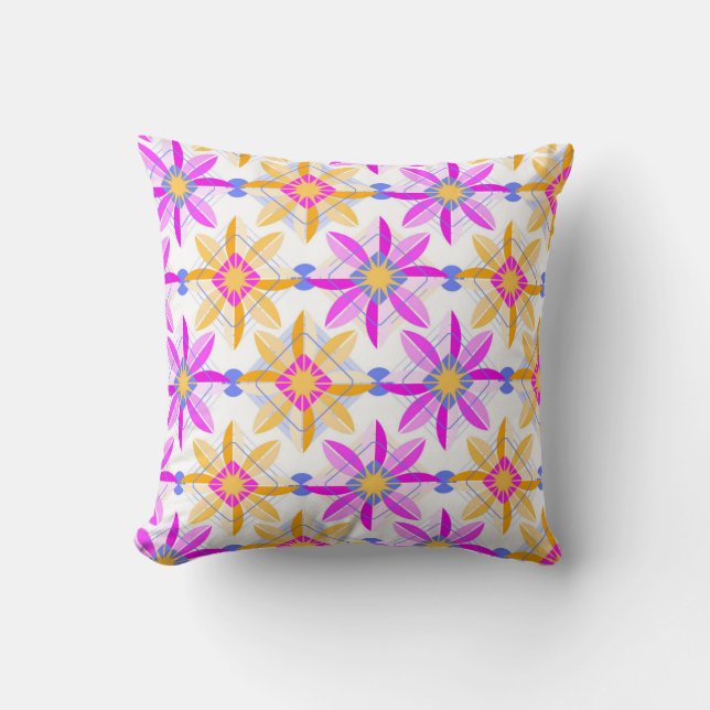 Diseño de cojín decorativo colorido (Anverso)